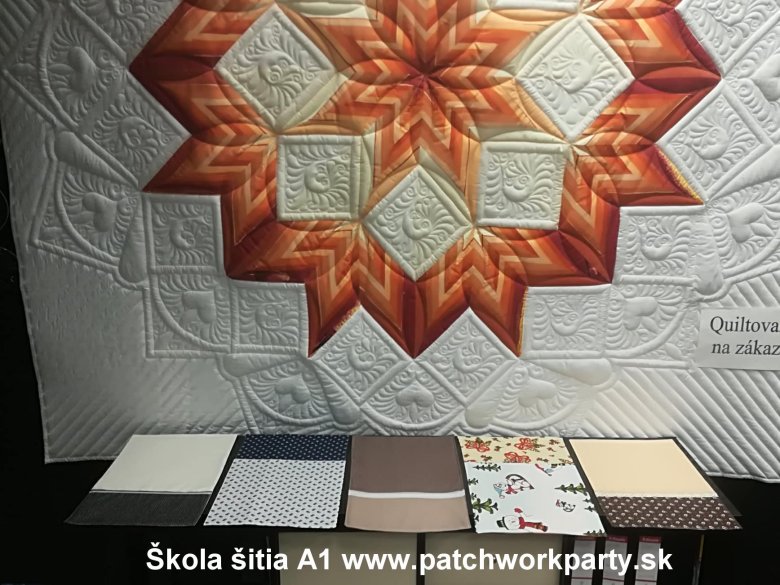 Škola šitia A1S víkend - ako ušiť prestieranie