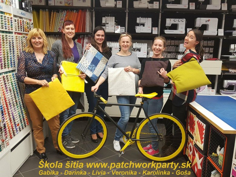 ako ušiť vankúš či podsedák - škola šitia pre začiatočníkov A1