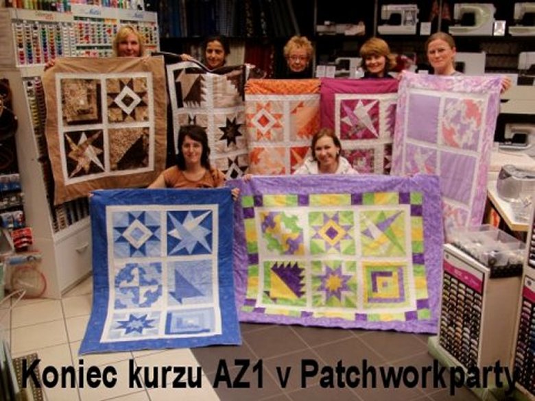 absolventky kurzov patchworkparty AZ1
