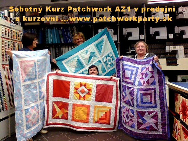 Absolventky kurzov patchworkparty AZ1