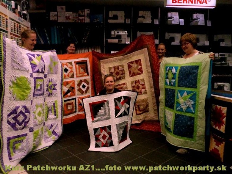 Absolventky kurzov patchworkparty AZ1