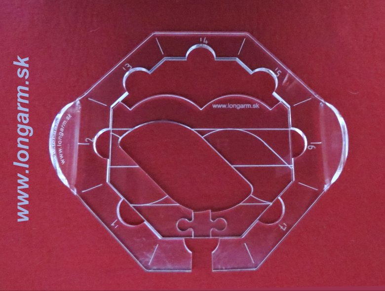 Quiltovacie pravítka a šablóny - Ruler work