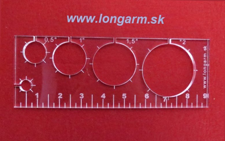 Quiltovacie pravítka a šablóny - Ruler work