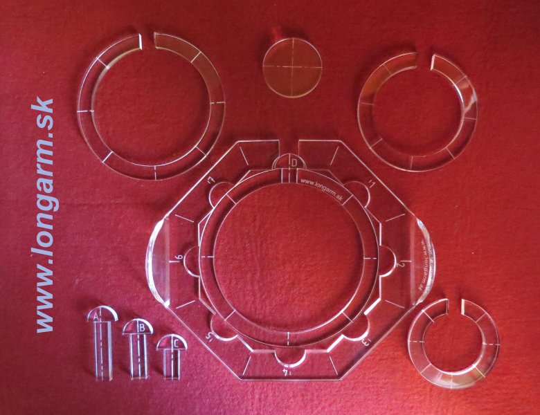 Quiltovacie pravítka a šablóny - Ruler work