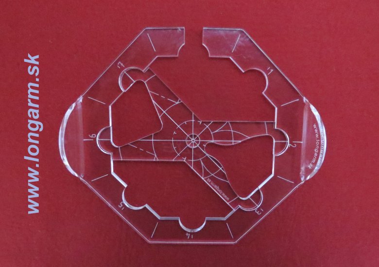 Quiltovacie pravítka a šablóny - Ruler work