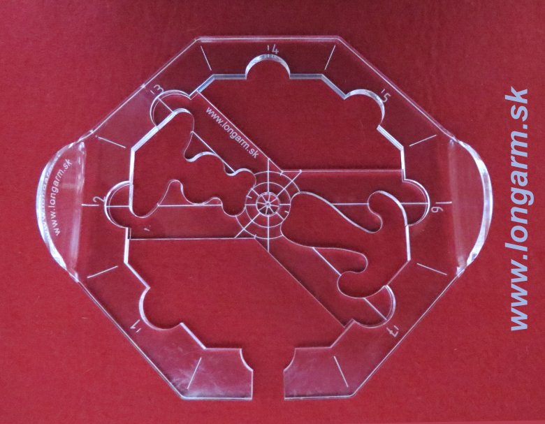 Quiltovacie pravítka a šablóny - Ruler work