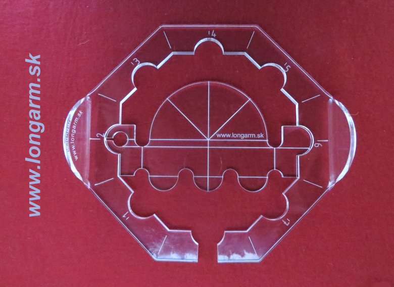 Quiltovacie pravítka a šablóny - Ruler work