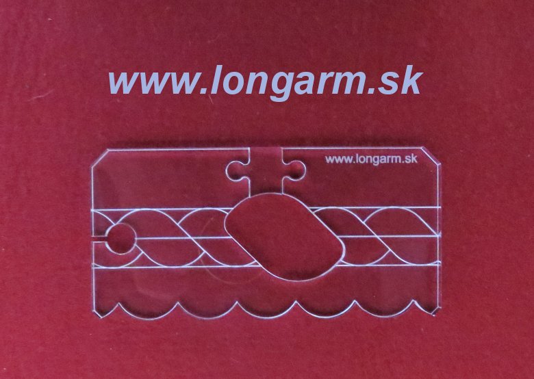 Quiltovacie pravítka a šablóny - Ruler work