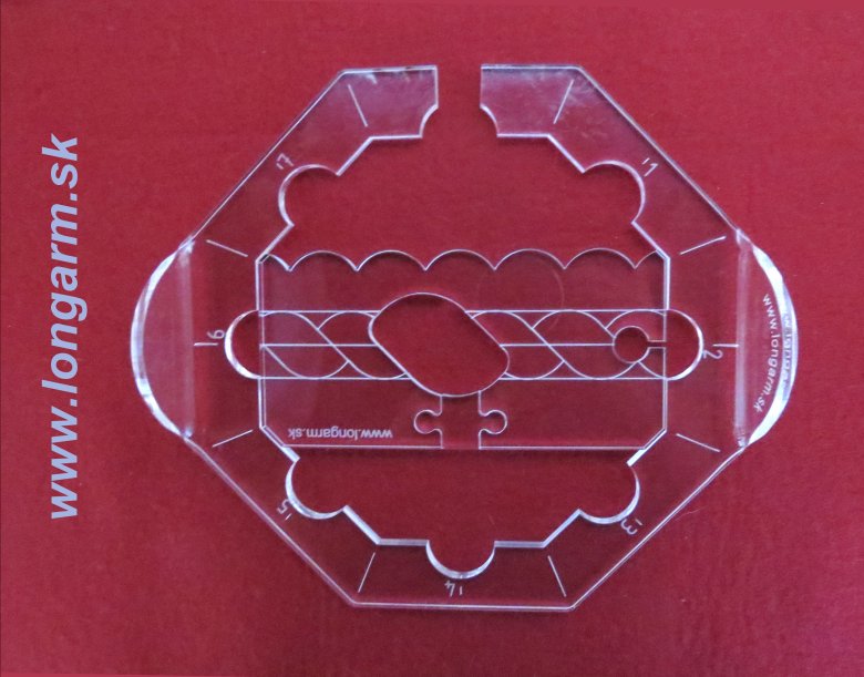 Quiltovacie pravítka a šablóny - Ruler work