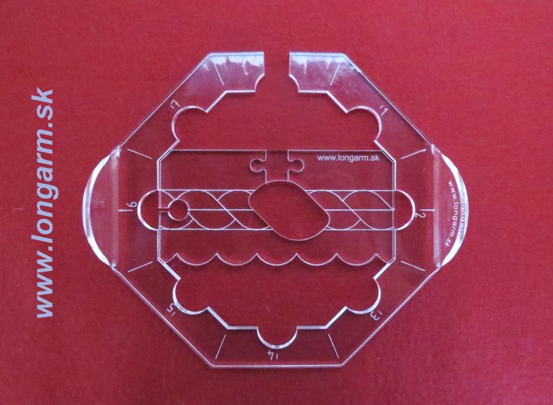 Quiltovacie pravítka a šablóny - Ruler work