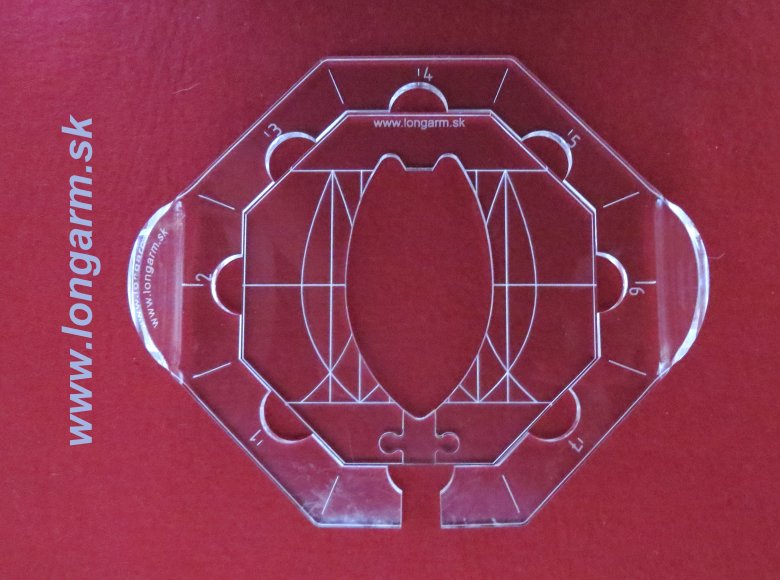 Quiltovacie pravítka a šablóny - Ruler work