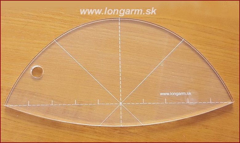 Quiltovacie pravítka a šablóny - Ruler work