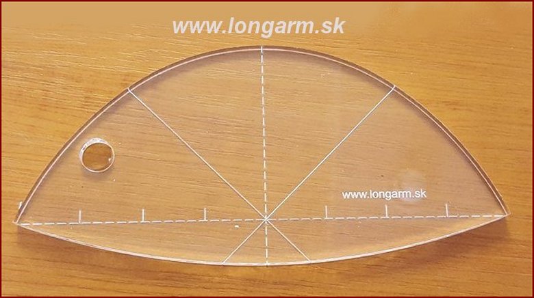 Quiltovacie pravítka a šablóny - Ruler work