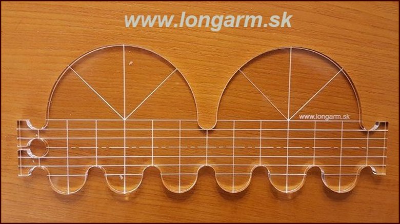 Quiltovacie pravítka a šablóny - Ruler work