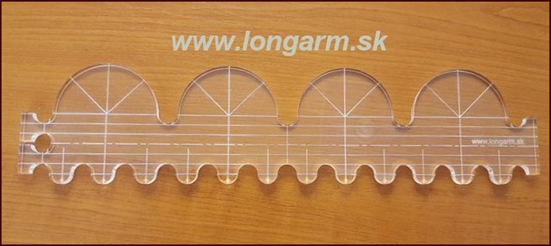 Quiltovacie pravítka a šablóny - Ruler work