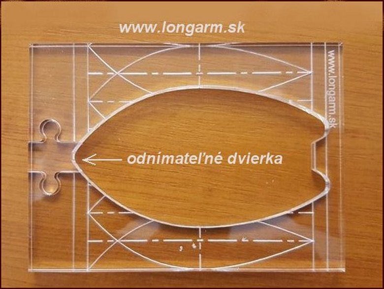 Quiltovacie pravítka a šablóny - Ruler work