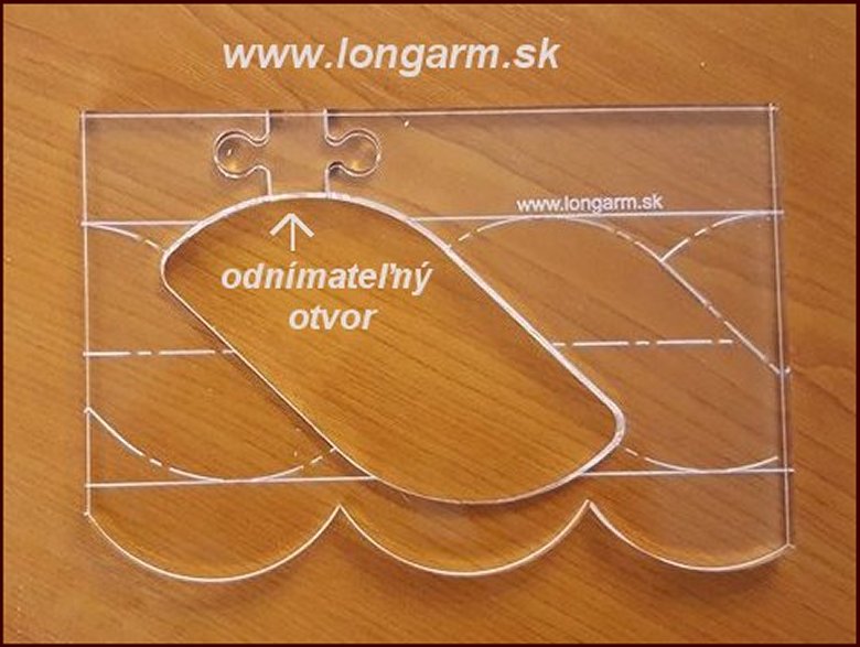 Quiltovacie pravítka a šablóny - Ruler work